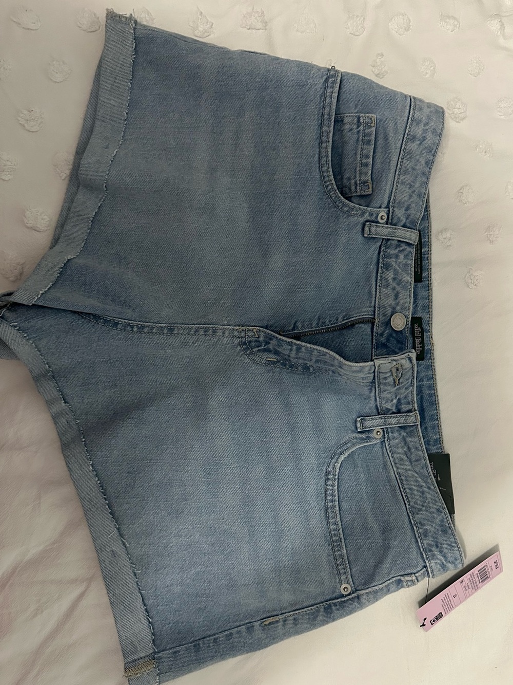 Light Blue Denim Shorts